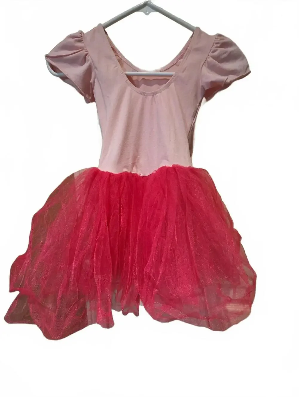 Wenchoice Textured Heart Festival Dancewear With Built-in Briefs Tulle Dress M